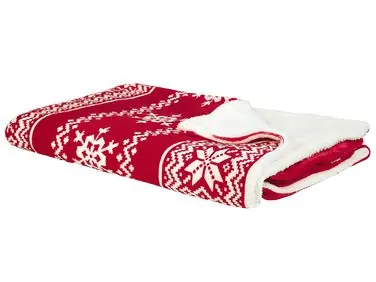 Blanket VANTAA 150 x 200 cm Red - Home Accessories