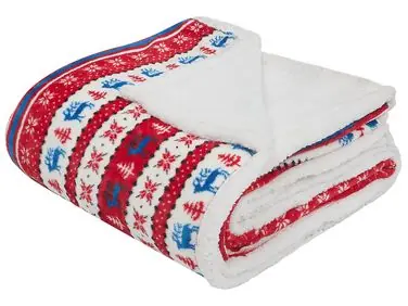 Blanket REKA 200 x 220 cm Red - Home Accessories