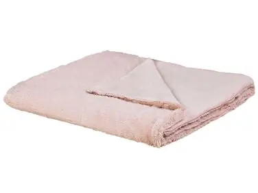 Blanket GELIK 180 x 200 cm Pink - Home Accessories