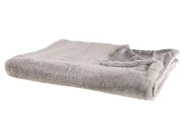Blanket CHAAB 150 x 200 cm Light Grey - Home Accessories