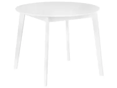 Mesa de comedor ROXBY Blanco 100 cm 100 cm Madera de pino