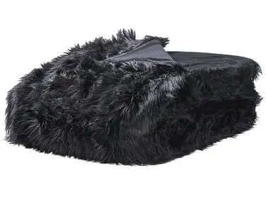 Bedspread DELICE 200 x 220 cm Black - Home Accessories