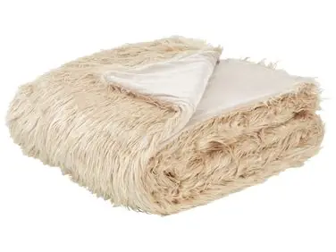 Bedspread DELICE 200 x 220 cm Light Brown - Home Accessories