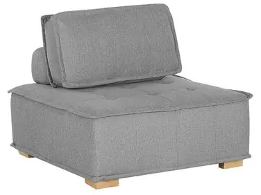 1-Seat Section TIBRO Grey Fabric
