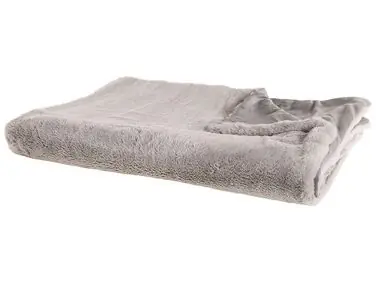 Blanket CHAAB 200 x 220 cm Light Grey - Home Accessories