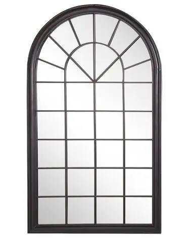 Wall Mirror TREVOL 77 cm 130 cm Metal Black - Home Accessories