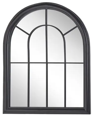 Wall Mirror EMBRY 69 cm 89 cm Metal Black - Home Accessories