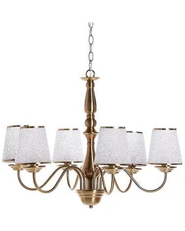 Chandelier BRADANO Metal Brass - Home Accessories