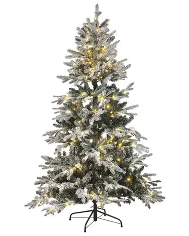 Artificial Snowy Christmas Tree LED MIETTE 180 cm White