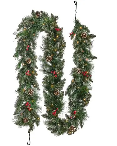 Christmas Garland LED WAPTA 270 cm Green