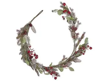 Guirnalda de Navidad IRUN 150 cm Rojo