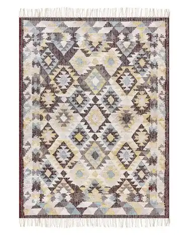 Alfombra FENER Multicolor 140 x 200 cm Yute - Accesorios decorativos