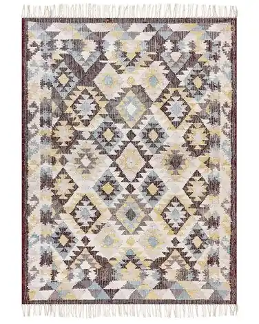 Alfombra FENER Multicolor 160 x 230 cm Yute - Accesorios decorativos