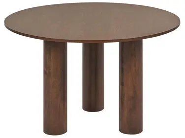 Mesa de comedor ORIN Fresno oscuro 120 cm 120 cm