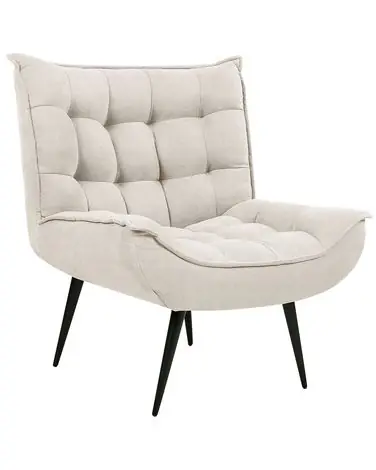 Armchair ALVESTA Fabric Light Beige - Living Room