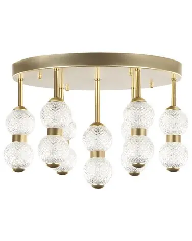 Ceiling Lamp YOWAKA Metal Gold - Home Accessories