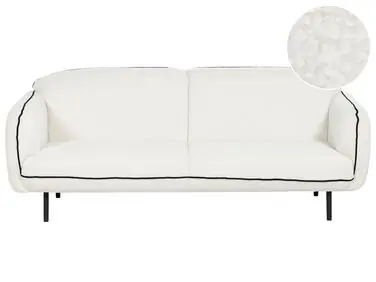 Sofa 3 Seater TONSBERG Boucle White - Living Room
