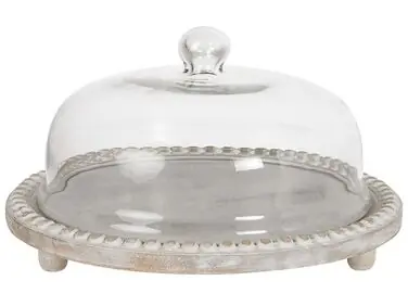 Soporte para tartas DENDERA Madera de mango Marrón claro - Accesorios decorativos