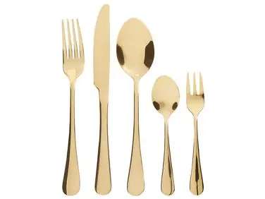 30 Piece Cutlery Set FUSILLI Gold - Home Accessories