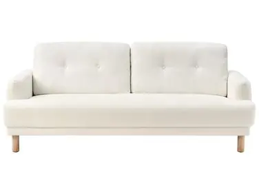 Sofa 3 Seater TUVE Fabric Off-White