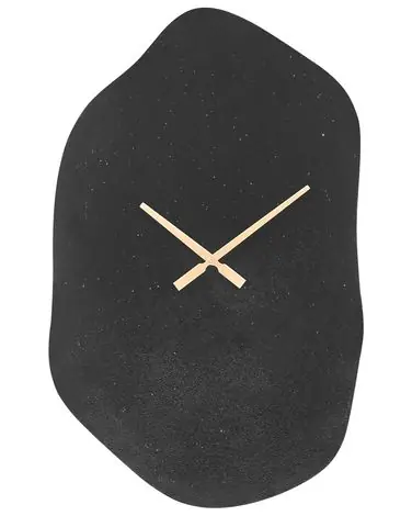 Reloj de pared GANGES 50 cm Metal Negro - Accesorios decorativos