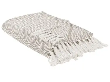 Bedspread TOUTLI Cotton 200 x 220 cm Taupe - Home Accessories