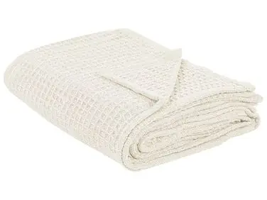 Bedspread CHAGYL Cotton 200 x 220 cm Light Beige - Home Accessories