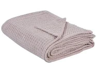 Bedspread CHAGYL Cotton 200 x 220 cm Pastel Pink - Home Accessories