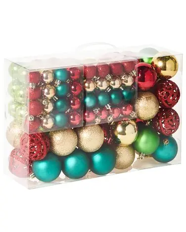 Set of 100 Baubles VANERN Multicolour - Christmas