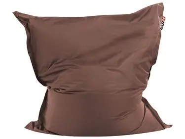 Puf cojín 300 L FUZZY 140 cm 180 cm Marrón - Sala de estar