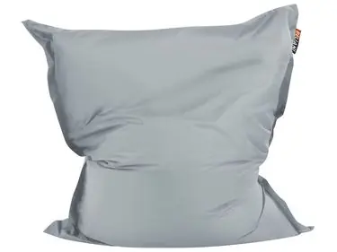Puf cojín 300 L FUZZY 140 cm 180 cm Gris claro - Sala de estar