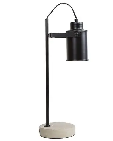 Lámpara de escritorio MUNDAKA ajustable Metal Negro - Accesorios decorativos