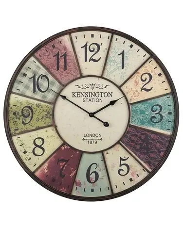 Reloj de pared BOSWIL 59 cm Metal Multicolor - Accesorios decorativos