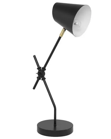 Lámpara de escritorio HORTON ajustable Metal Negro - Accesorios decorativos