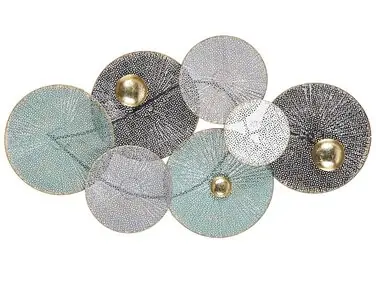 Decoración de pared POLONIUM Metal 49 cm Multicolor - Accesorios decorativos