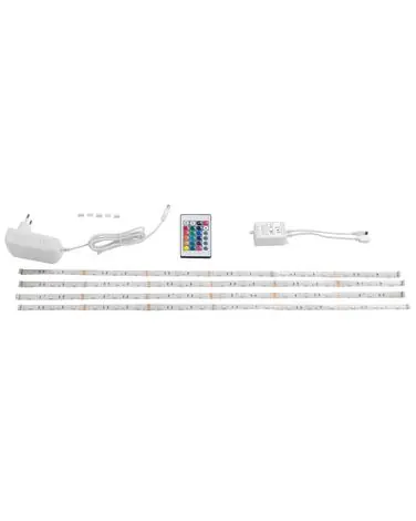Tira LED KALADAN 240 cm con mando Multicolor - Accesorios decorativos
