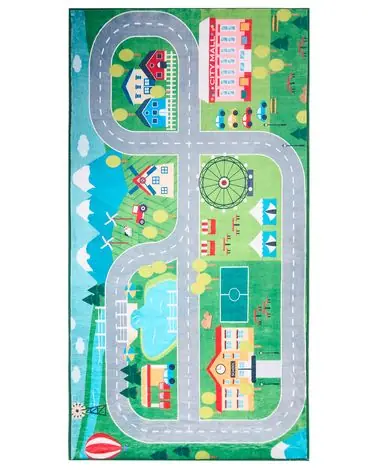 Alfombra infantil SEBEN Verde 80 x 150 cm - Accesorios decorativos