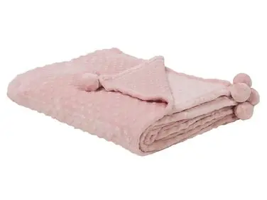 Blanket SAMUR 150 x 200 cm Pink - Home Accessories