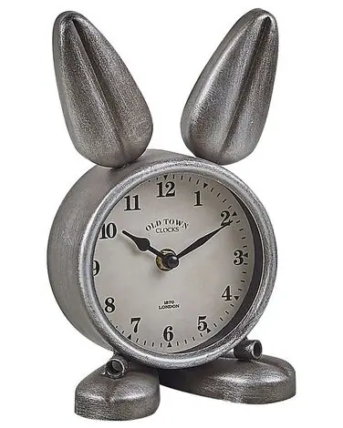 Reloj THUSIS 15 cm Metal Plateado - Accesorios decorativos