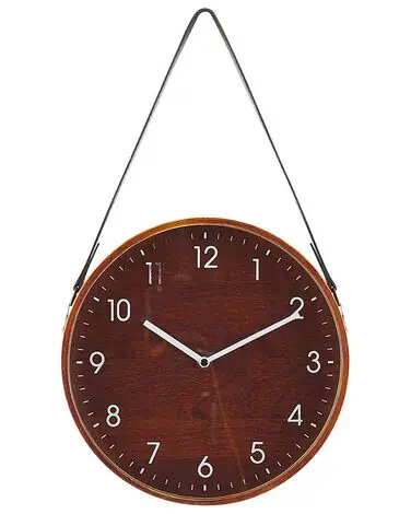 Reloj de pared RENENS 26 cm Marrón - Accesorios decorativos