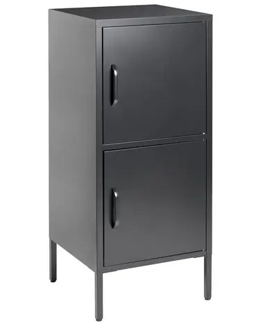 Storage Unit HURON Metal Black - Home Office
