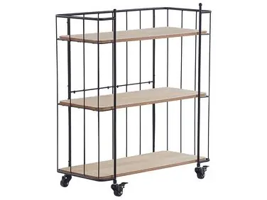 Carrito de cocina GABBS Metal Negro - Comedor