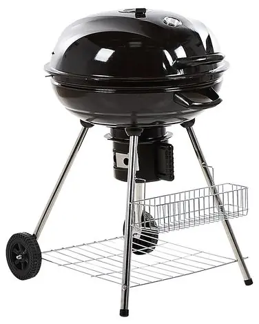 Barbacoa de carbón MARAPI Metal Negro - Jardín y balcón