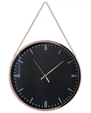 Reloj de pared BEZAS 30 cm Negro - Accesorios decorativos
