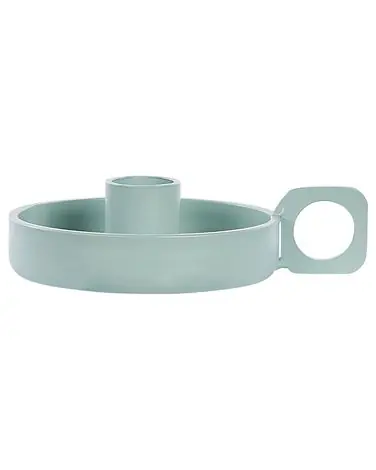 Candle Holder CHORIO Metal 4 cm Mint Green - Home Accessories