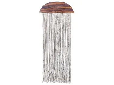Wall Decor ZIKIRIA Poplar Wood 92 cm Dark Brown - Home Accessories