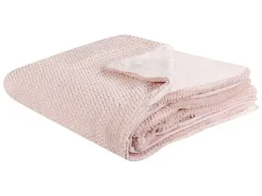 Blanket BJAS 200 x 220 cm Pastel Pink - Home Accessories