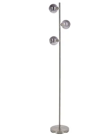 Lámpara de pie RAMIS Metal Plateado - Accesorios decorativos