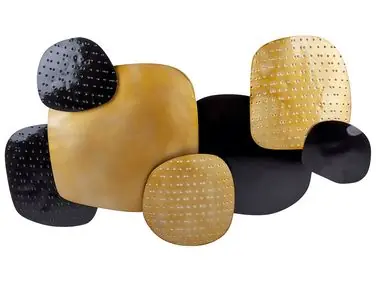 Decoración de pared HAFNIUM Metal 48 cm Dorado - Accesorios decorativos