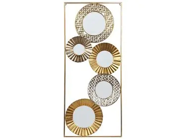 Wall Decor MAICOBA Metal 90 cm Gold - Home Accessories